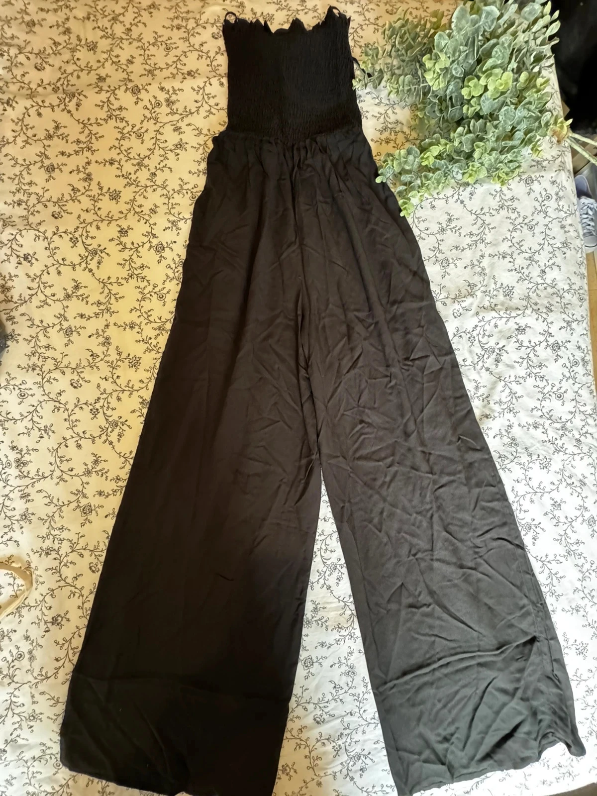 Lange en lichte zwarte jumpsuit maat XS Jennyfer – photo 7